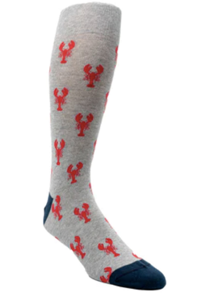 Ell & Atty Lobster Claw Sock | Grey Heather - Jordan Lash Charleston