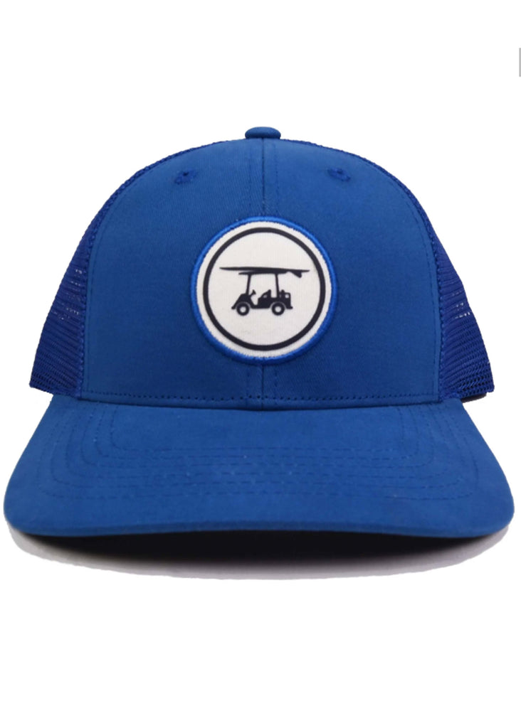 Bald Head Blues Circle Logo Trucker Hat | Royal Blue - Jordan Lash Charleston