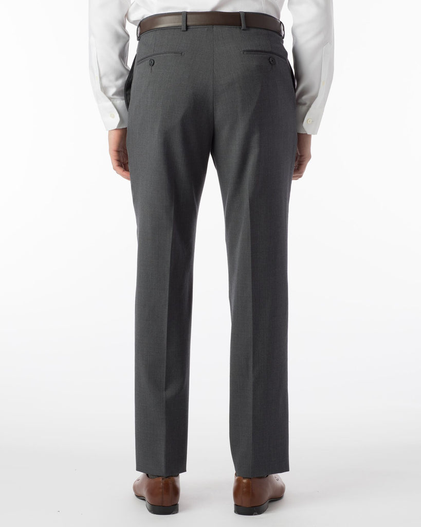 Ballin Super 120's Comfort Eze Gaberdine Soho Dress Pants | Mid Grey - Jordan Lash Charleston