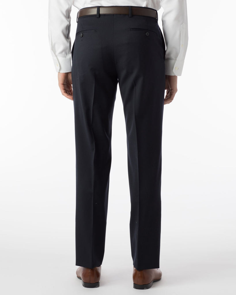Ballin Super 120's Comfort Eze Gaberdine Soho Dress Pants | Navy Blue - Jordan Lash Charleston