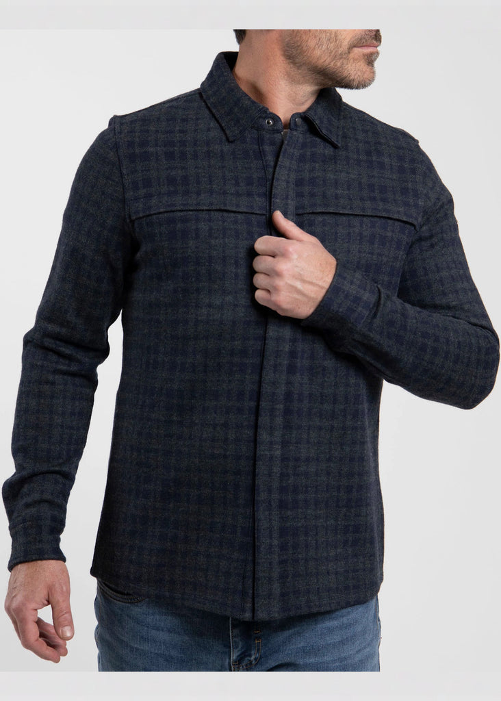 KJUS Yellowstone Shirt | KJUS Navy and Dark Dusk - Jordan Lash Charleston