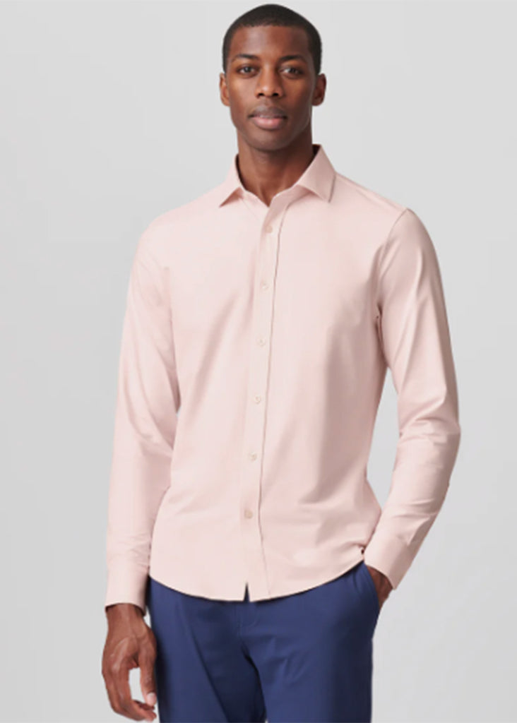 Rhone Commuter Shirt Spread Collar | Pink - Jordan Lash Charleston