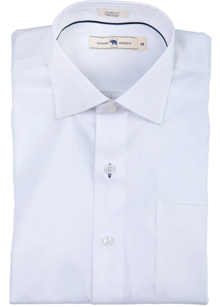 Onward Reserve Tailored Fit Spread Quad Shirt | White - Jordan Lash Charleston