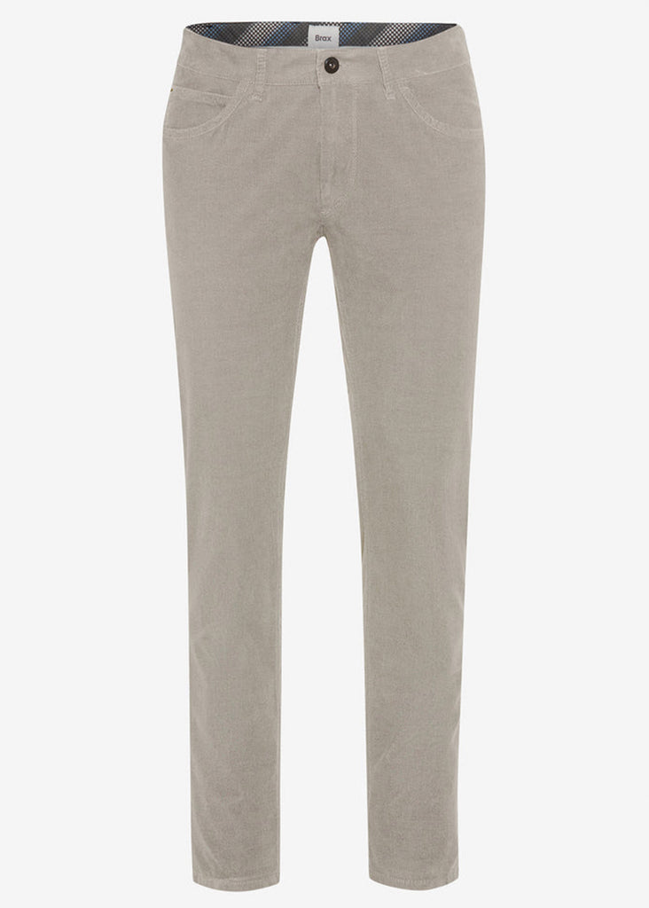 Brax Hi-Flex Corduroy Chuck DX 5-Pocket Pant | Ivory - Jordan Lash Charleston