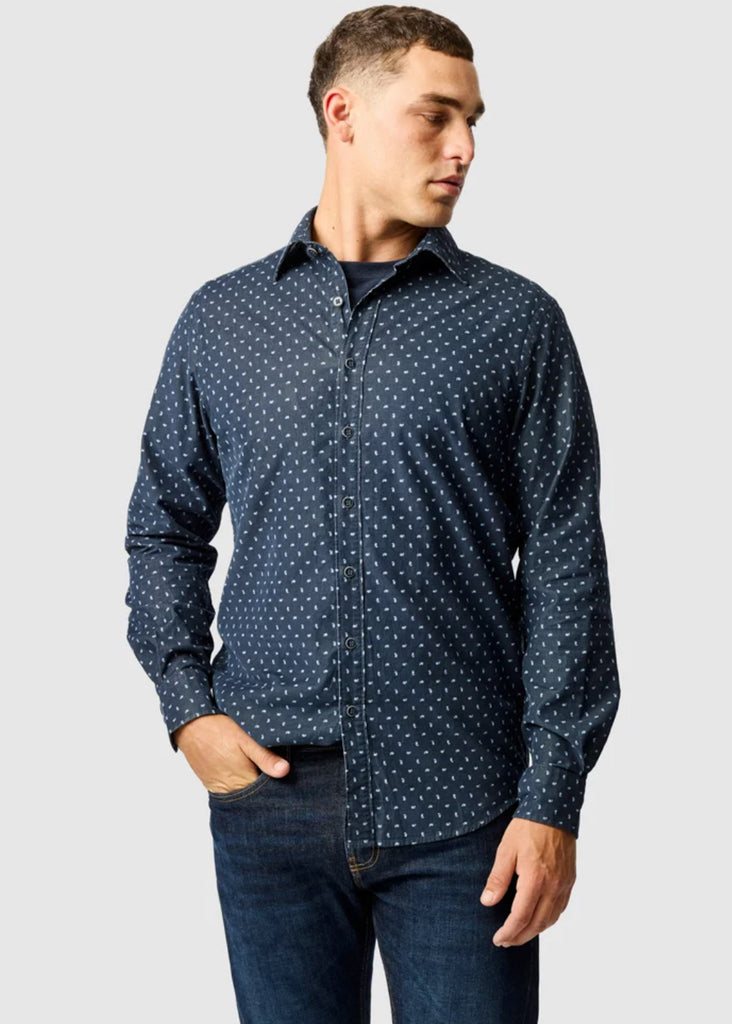 Rodd and Gunn Harrington Shirt | Blueberry - Jordan Lash Charleston