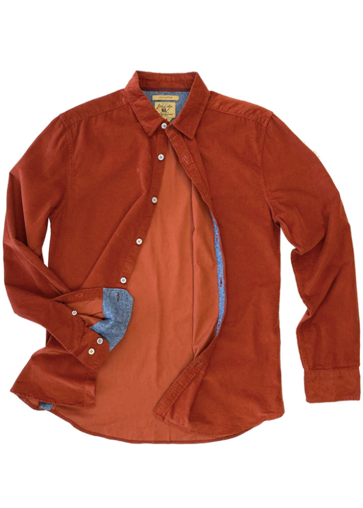 Gilded Age NYC Parker Shirt | Foliage Orange - Jordan Lash Charleston