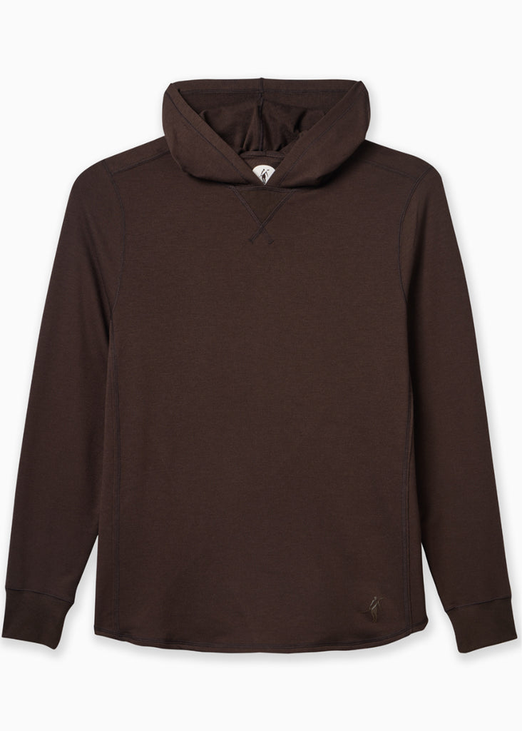 Toes On The Nose Sea Silk Schooner Long Sleeve Hoodie | Espresso - Jordan Lash Charleston