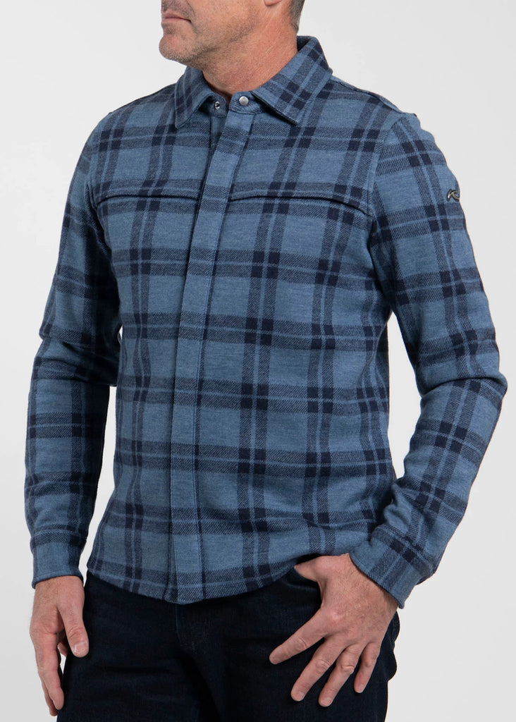KJUS Yellowstone Shirt | Admiral Blue and KJUS Navy - Jordan Lash Charleston