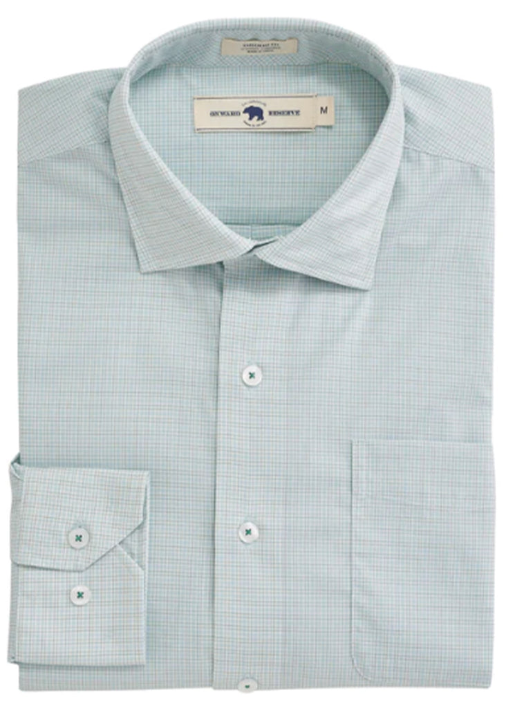 Onward Reserve Harvey Tailored Fit Performance Spread Shirt | Delicate Blue - Jordan Lash Charleston
