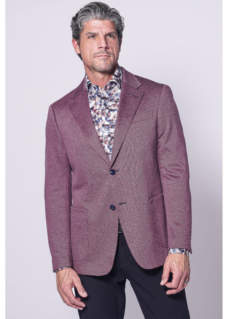 Jordan Lash Charleston Liverpool Sport Coat | Burgundy - Jordan Lash Charleston