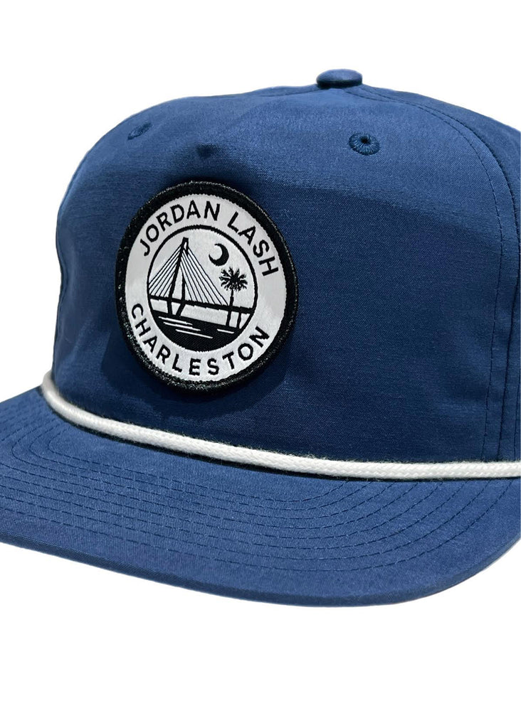 Jordan Lash Charleston Bridge Hat | Navy w/ White Rope - Jordan Lash Charleston