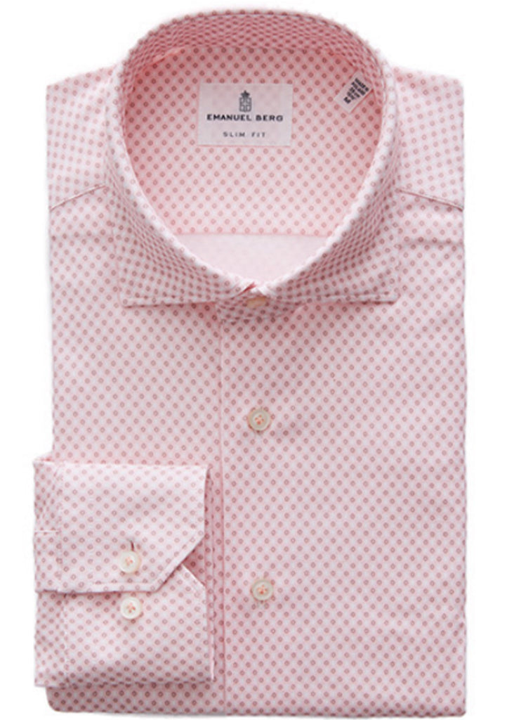 Emanuel Berg Modern 4 Flex Stretch Knit Shirt | Bright Pink - Jordan Lash Charleston