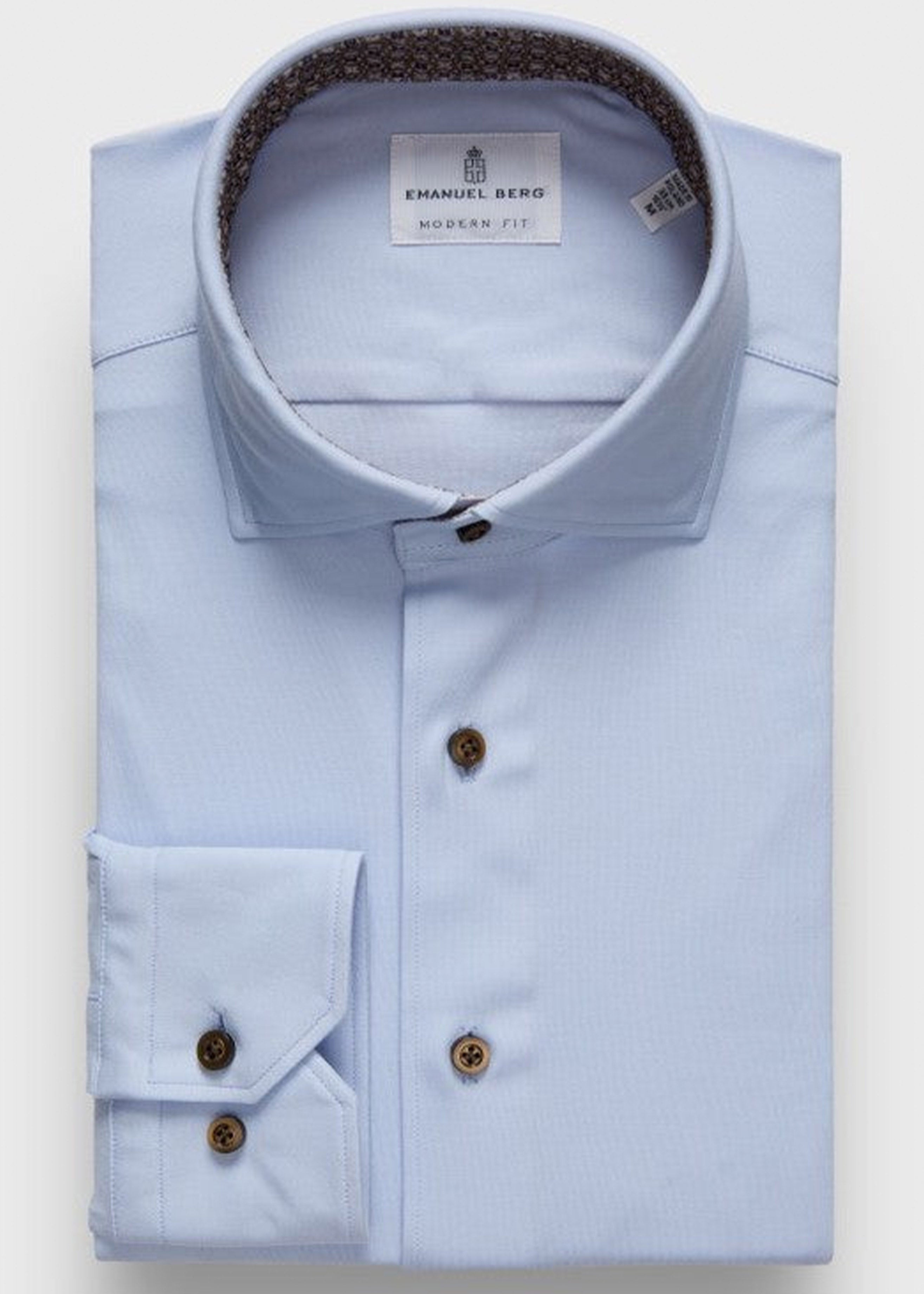emanuel berg dress shirts Striped Seersucker Casual Shirt
