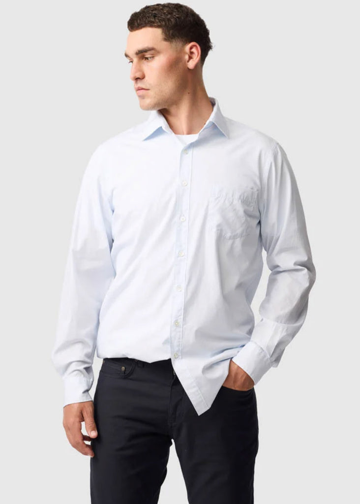 Rodd and Gunn Polstead Shirt | Powder Blue - Jordan Lash Charleston