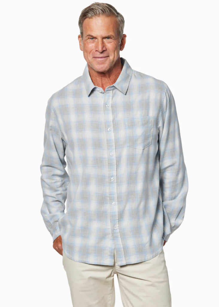Toes on the Nose Bayshore L/S Shirt | Heather Grey - Jordan Lash Charleston