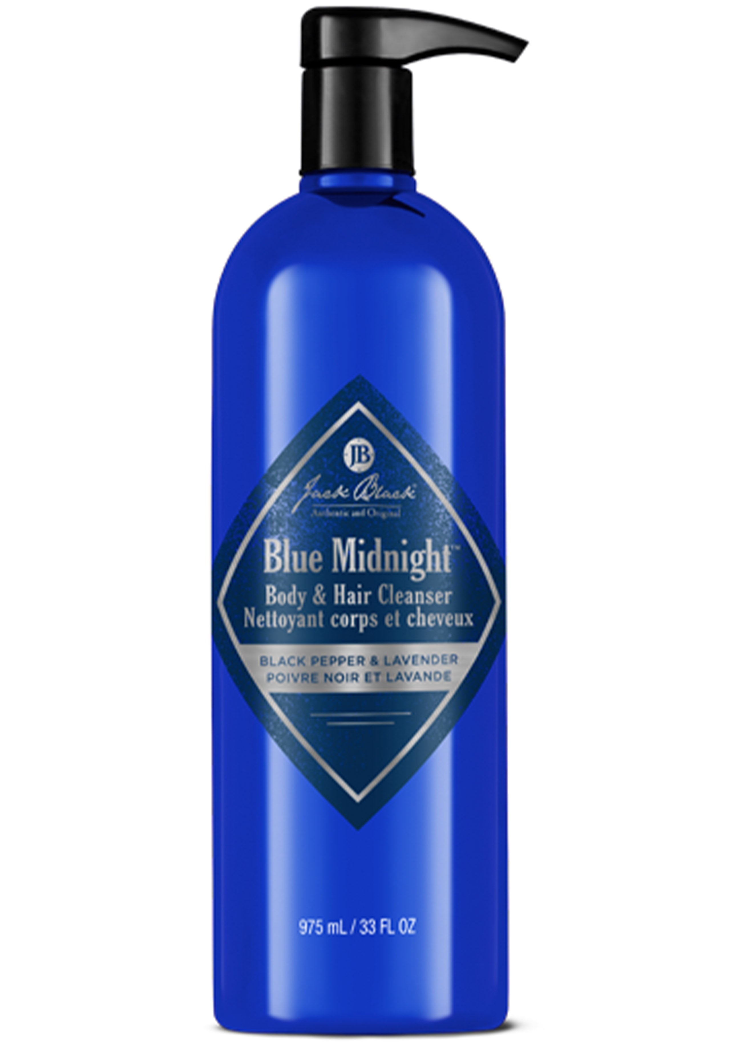 Jack Black Blue Midnight Cleanser for Hair and Body | 33oz