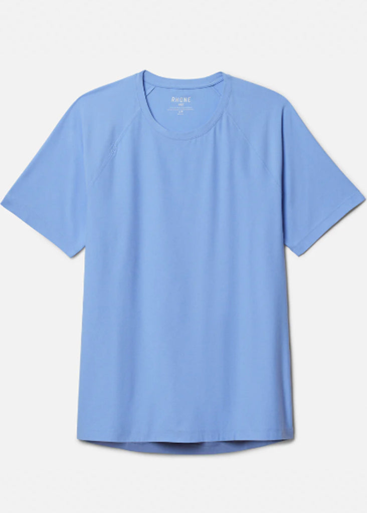 Rhone Reign Short Sleeve Tee | Blue Mist Heather - Jordan Lash Charleston