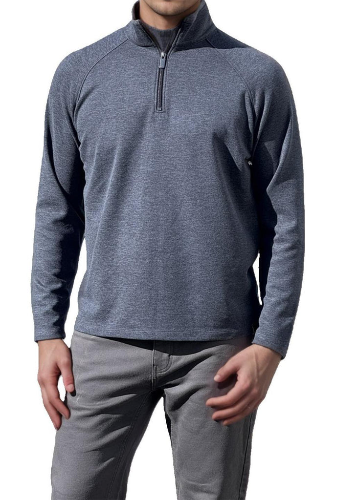 Mason Cruz Asher Quarter Zip | Indigo Night - Jordan Lash Charleston