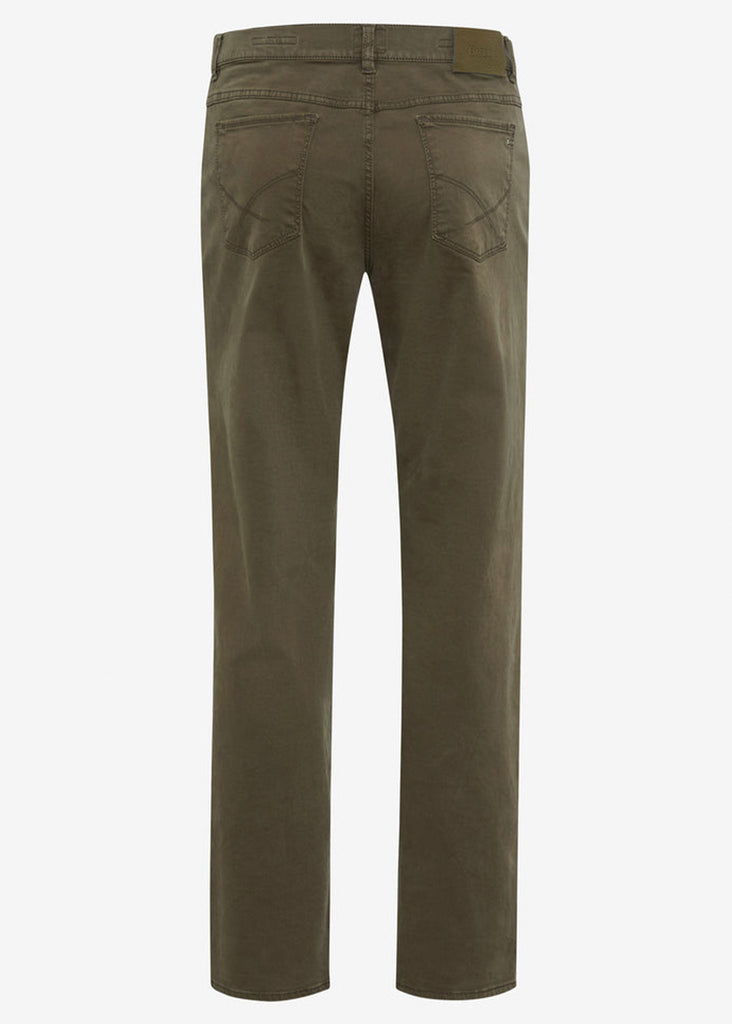 Brax Marathon Cadiz 5-Pocket Pant | Olive - Jordan Lash Charleston