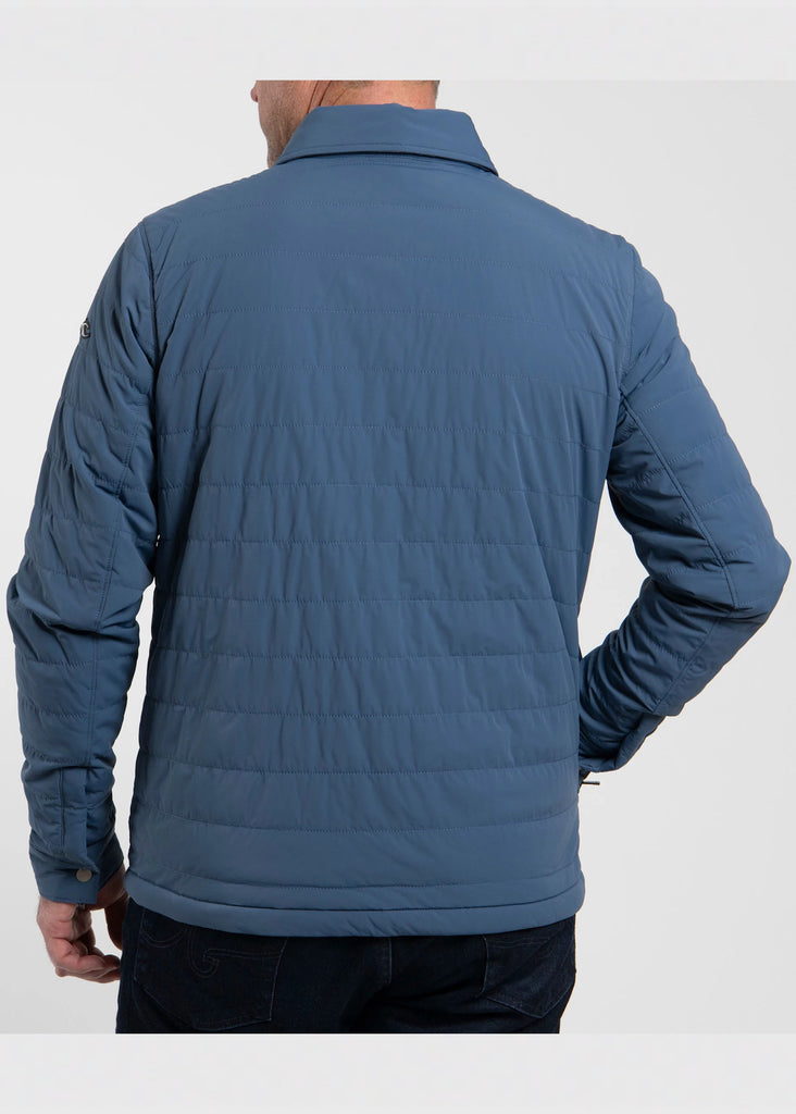 KJUS Sierra Shirt Jacket | Admiral Blue - Jordan Lash Charleston