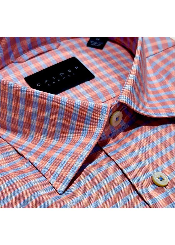 Calder Newport Shirt | Papaya - Jordan Lash Charleston