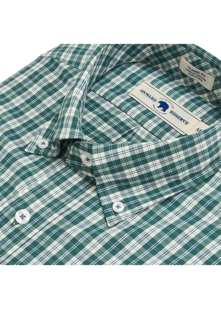 Onward Reserve Rattler Classic Fit Performance Shirt | Mallard Green - Jordan Lash Charleston