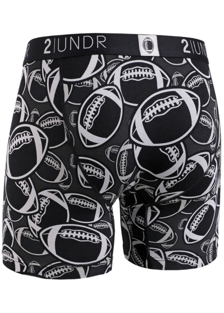 2 UNDR Swing Shift 6 Inch Boxer Brief | Grid Iron - Jordan Lash Charleston