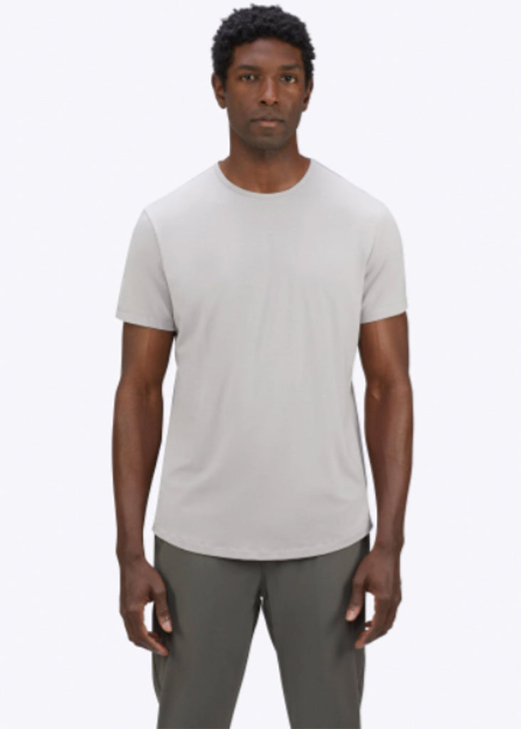 CUTS AO Curve-Hem Tee | Ecru - Jordan Lash Charleston