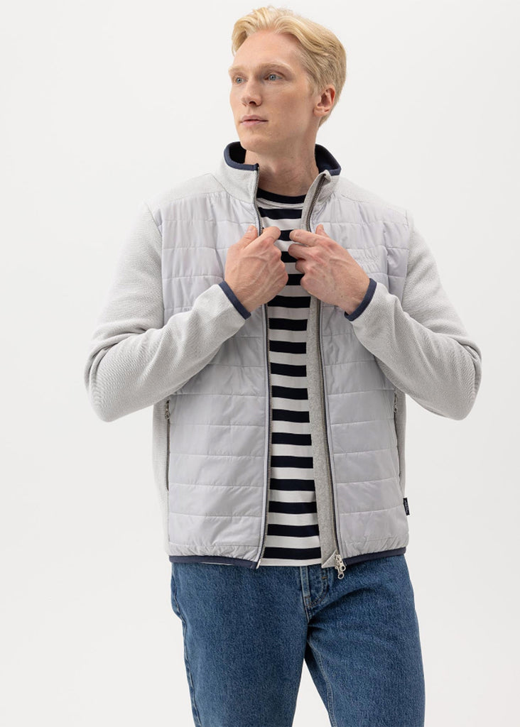 Holebrook Peder Full Zip Windproof | Marble Grey - Jordan Lash Charleston