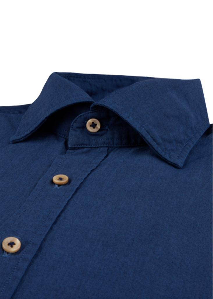Stenstroms Fitted Body Casual Shirt | Blue Denim - Jordan Lash Charleston