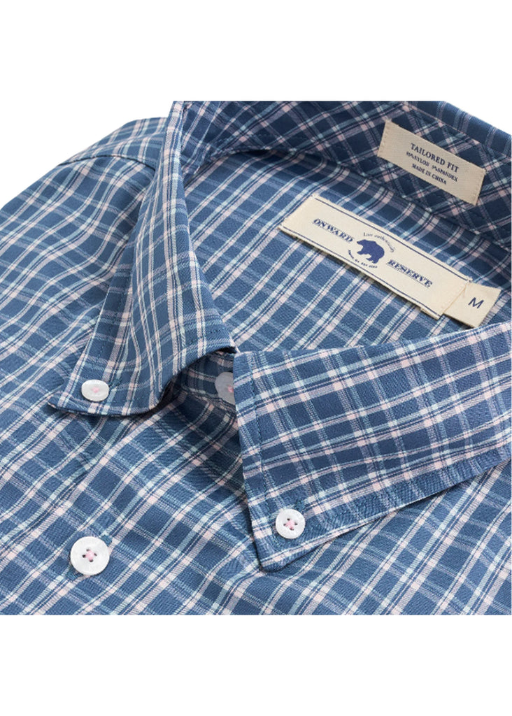 Onward Reserve Major Tailored Fit Performance Shirt | Blue Horizon - Jordan Lash Charleston