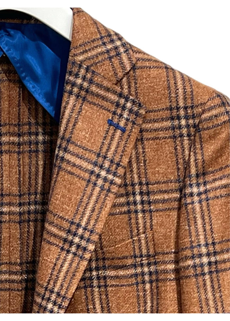 Scabal Trend Soho Soft Sport Coat | Rust and Blue - Fabric 803081 - Jordan Lash Charleston