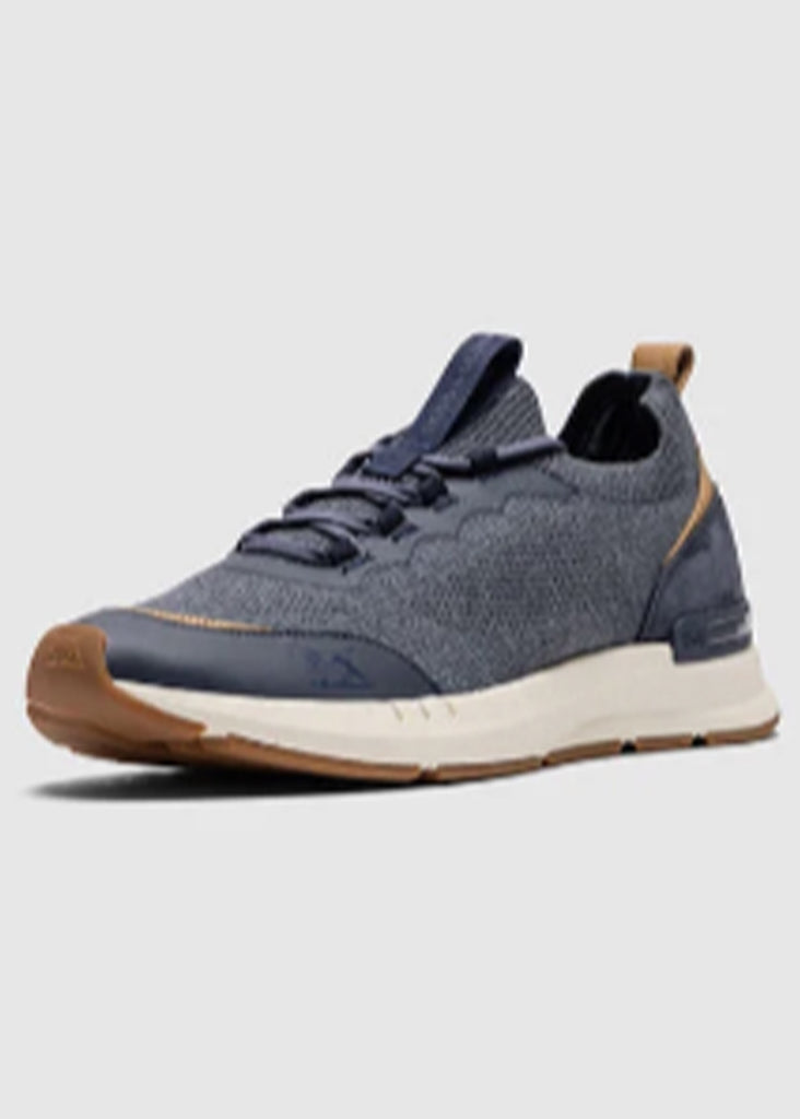 Rodd and Gunn Gunn-Runner Flow Sneaker | Denim - Jordan Lash Charleston