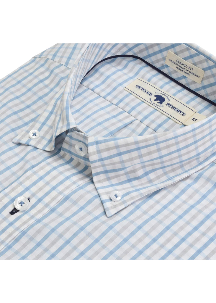 Onward Reserve Outboard Classic Fit Quad Shirt | Harbor Mist - Jordan Lash Charleston