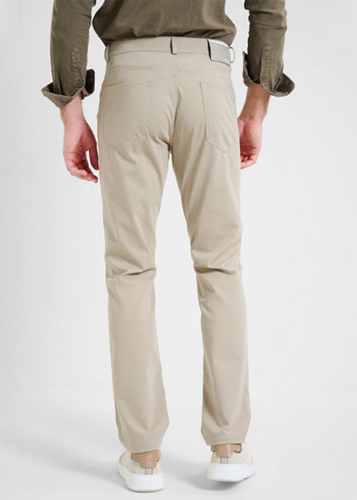 Brax Hi Flex Jersey Chuck J 5-Pocket Pant | Cosy Linen - Jordan Lash Charleston