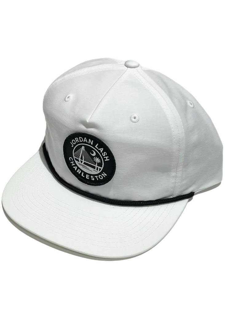 Jordan Lash Charleston Bridge Hat | White w/ Black Rope - Jordan Lash Charleston