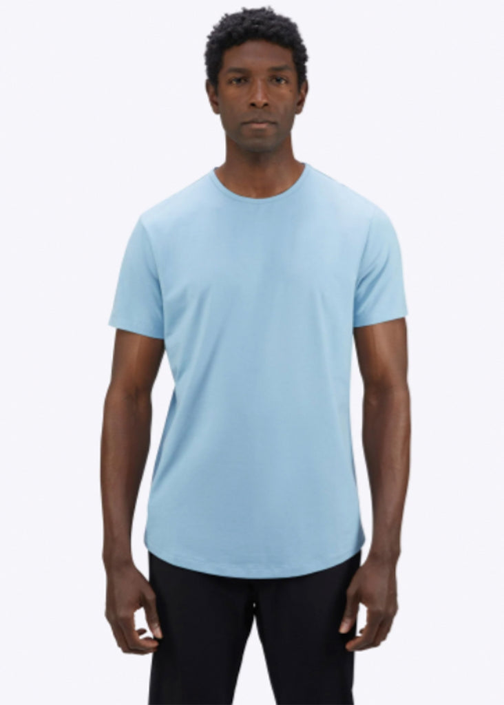 CUTS AO Curve-Hem Tee | Mediterranean Mystique - Jordan Lash Charleston