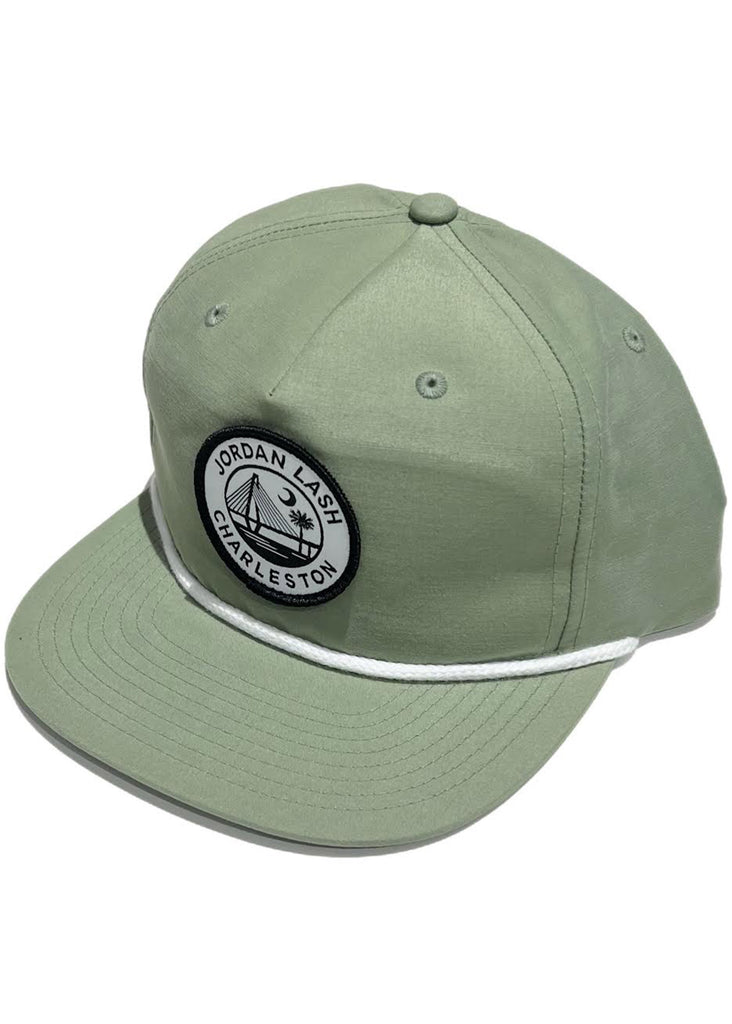 Jordan Lash Charleston Bridge Hat | Sage w/ White Rope - Jordan Lash Charleston