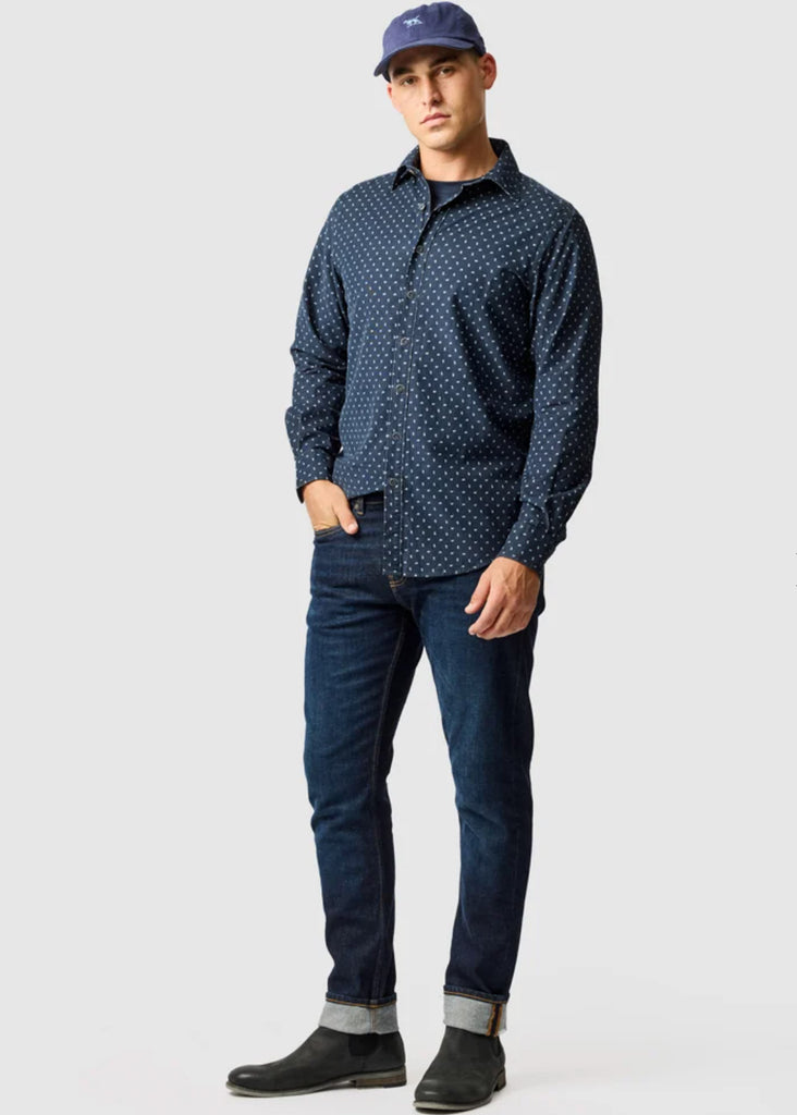 Rodd and Gunn Harrington Shirt | Blueberry - Jordan Lash Charleston