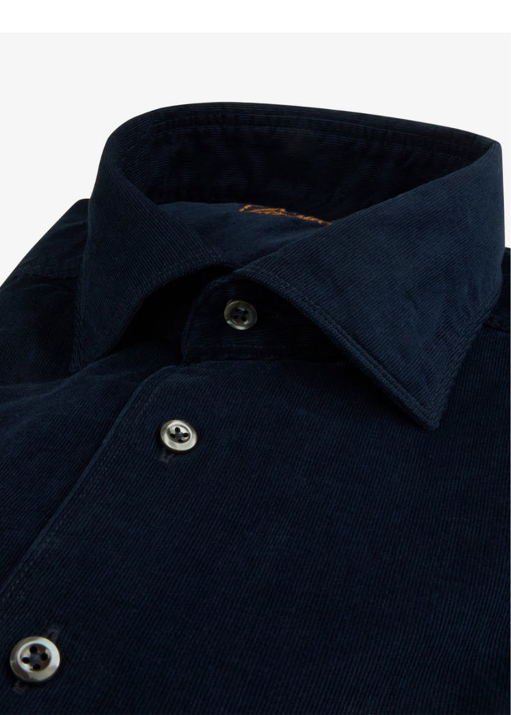 Stenstroms Casual Shirt |  Navy Corduroy - Jordan Lash Charleston