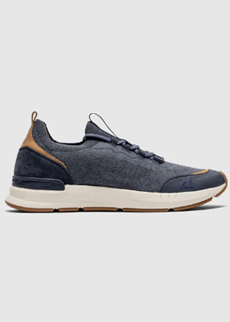 Rodd and Gunn Gunn-Runner Flow Sneaker | Denim - Jordan Lash Charleston