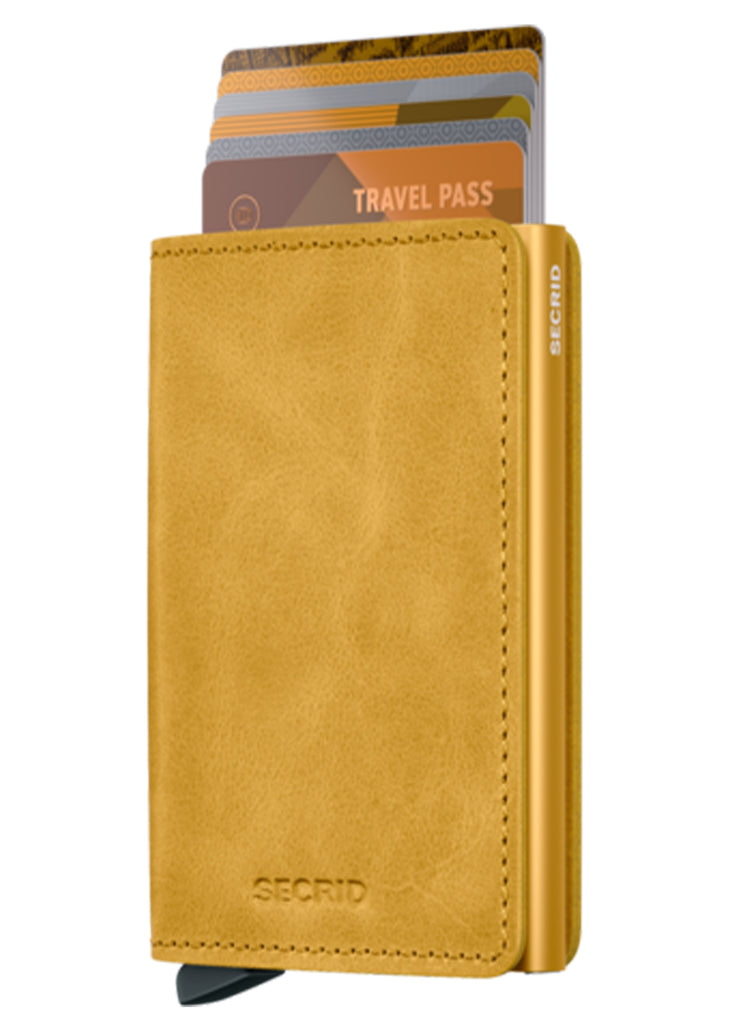 Secrid Slimwallet | Vintage Yellow - Jordan Lash Charleston