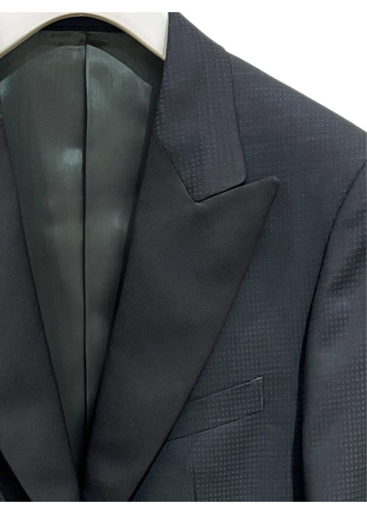 Scabal Freestyle Soho Soft Tuxedo Jacket | Hunter Green w/ Grosgrain Peak Lapel - Fabric 706403 - Jordan Lash Charleston