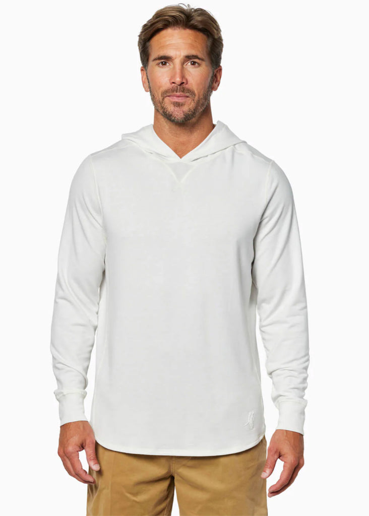 Toes On The Nose Sea Silk Schooner Long Sleeve Hoodie | Washed White - Jordan Lash Charleston