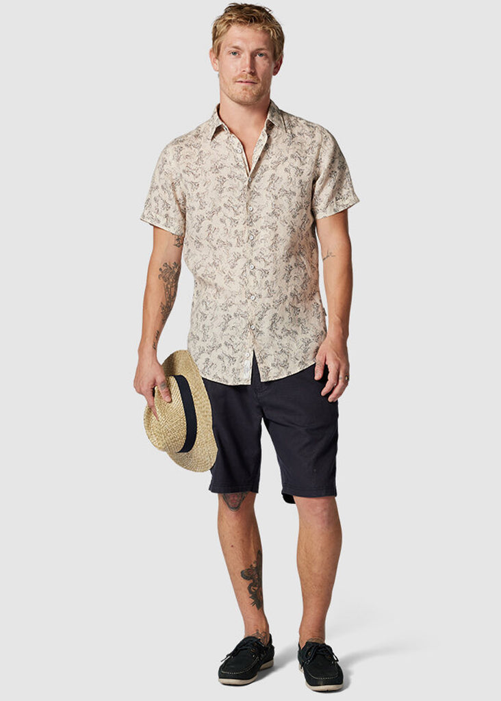 Rodd and Gunn Flax Island Shirt | Sand - Jordan Lash Charleston