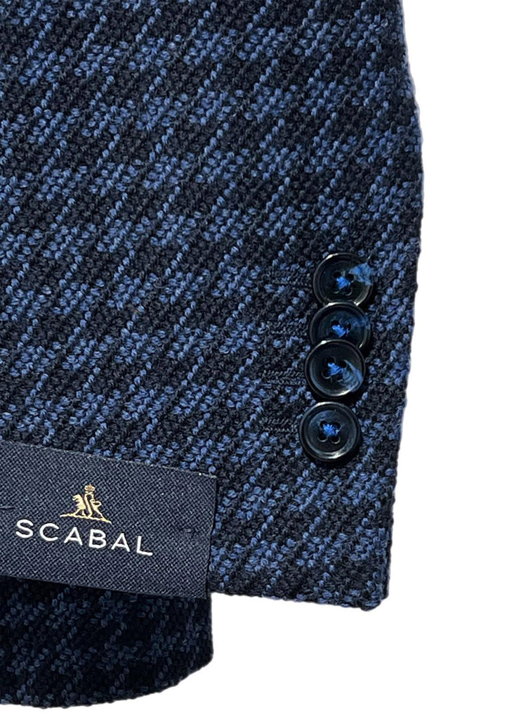Scabal Trend Kenton Sport Coat | Royal and Navy - Fabric 803100 - Jordan Lash Charleston