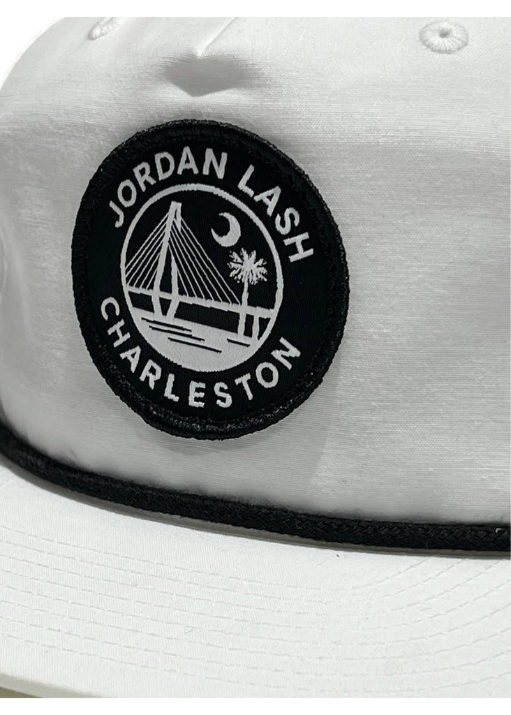 Jordan Lash Charleston Bridge Hat | White w/ Black Rope - Jordan Lash Charleston