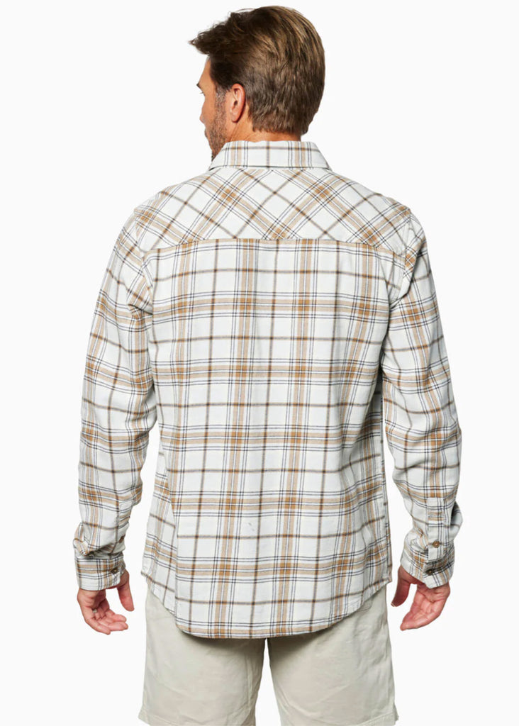Toes On The Nose Alder L/S Flannel Shirt | Salt - Jordan Lash Charleston
