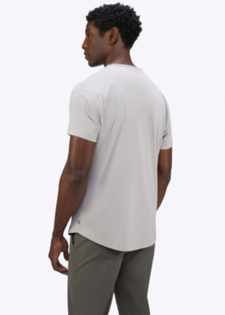 CUTS AO Curve-Hem Tee | Ecru - Jordan Lash Charleston