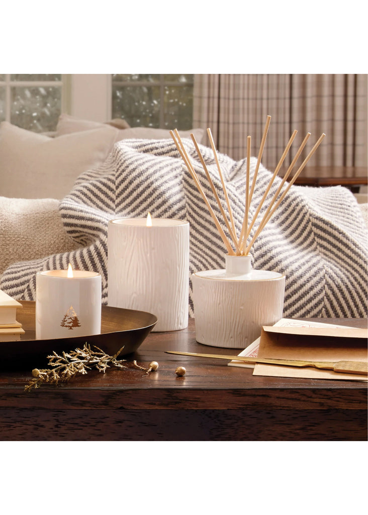 Thymes Frasier Fir Gilded | Ceramic Poured Candle, Medium 11 oz - Jordan Lash Charleston